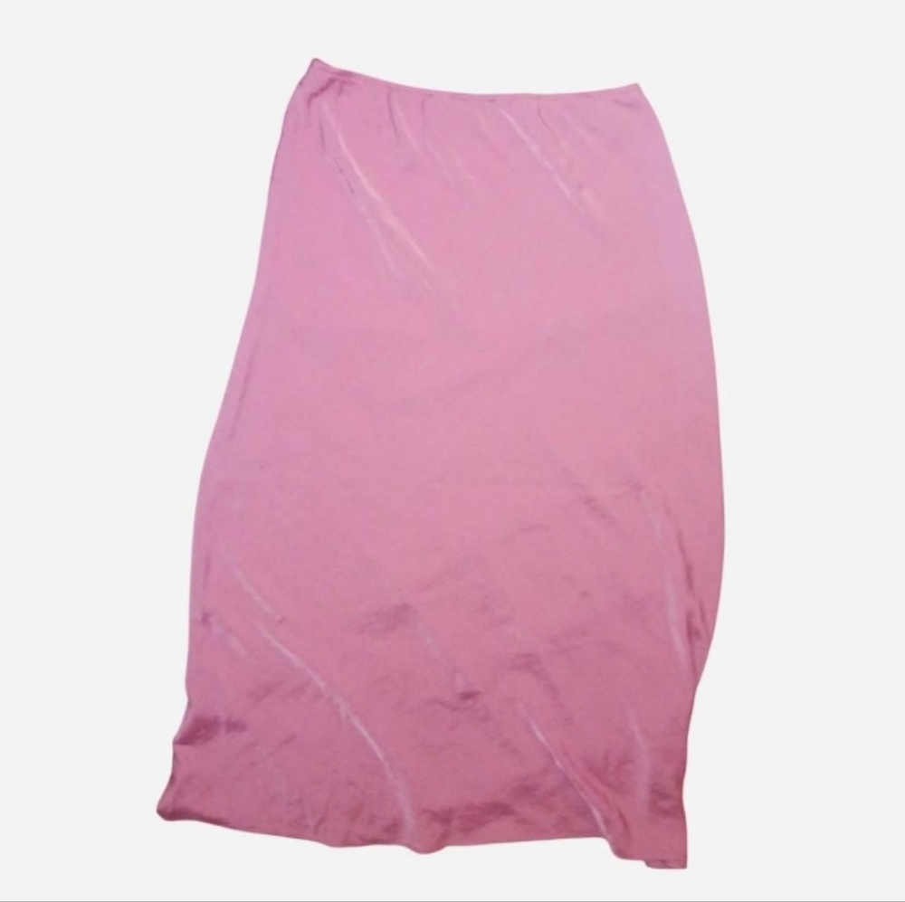 Blush Pink Midi Skirt